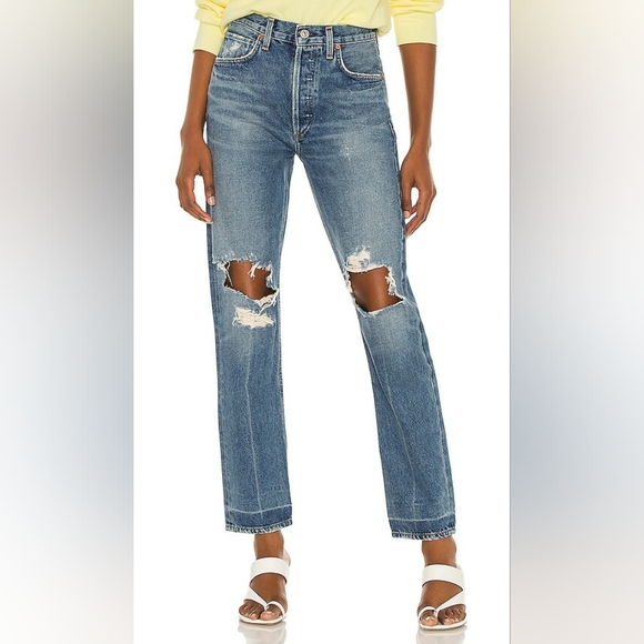 Citizens Of Humanity Denim - Citizens Of Humanity Premium Vintage  Charlotte High Rise Straight Jeans, Sz 23